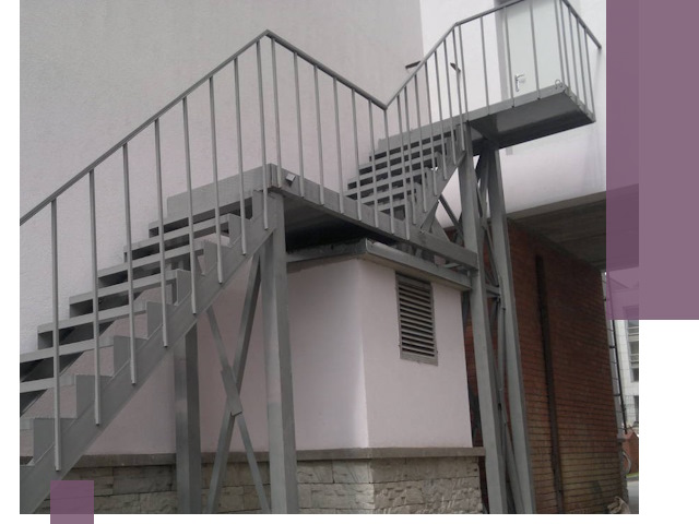 Монтаж пожарных лестниц под ключ в Воркуте с гарантией качества