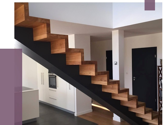 Изготовление деревянных лестниц в Воркуте от 87389 руб. | ПРОЛЁТ-Врк