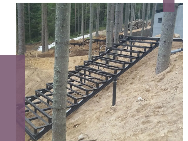 Монтаж металлических лестниц в Воркуте от 13622 руб. 