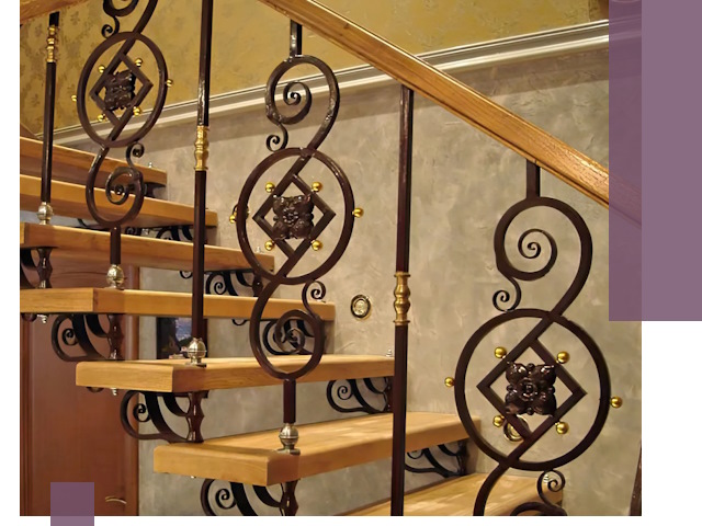 Изготовление кованых лестниц под ключ в Воркуте