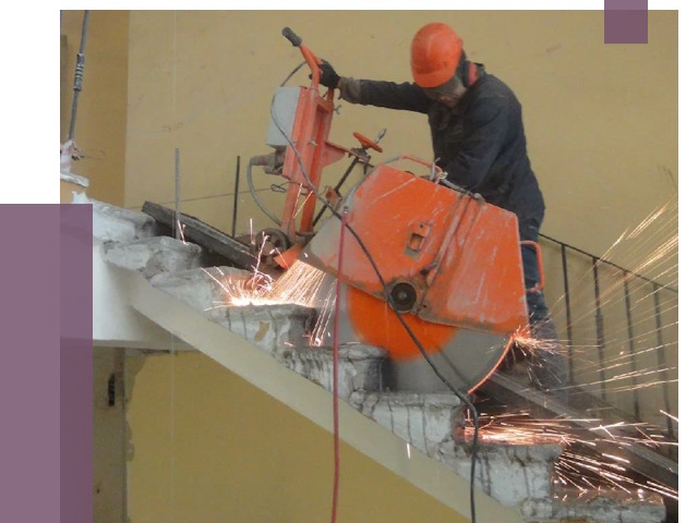 Демонтаж бетонных лестниц в Воркуте от 4626 руб. за м2 | ПРОЛЁТ-Врк