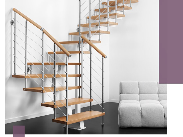 Модульные лестницы под ключ в Воркуте — монтаж и изготовление