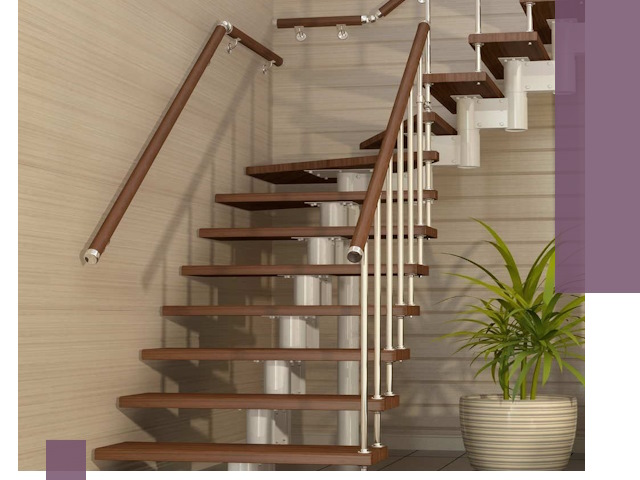 Изготовление модульных лестниц под ключ в Воркуте