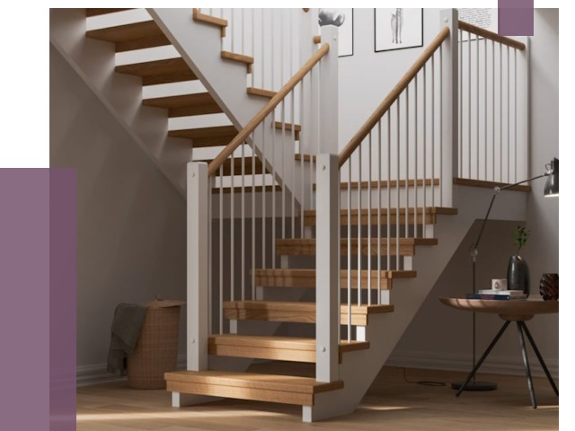 Маршевые лестницы в Воркуте от 38297 руб. — монтаж | ПРОЛЁТ-Врк