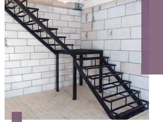 Лестницы на металлокаркасе под ключ в Воркуте — изготовление и монтаж