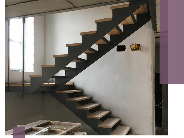 Изготовление лестниц на металлокаркасе в Воркуте от производителя