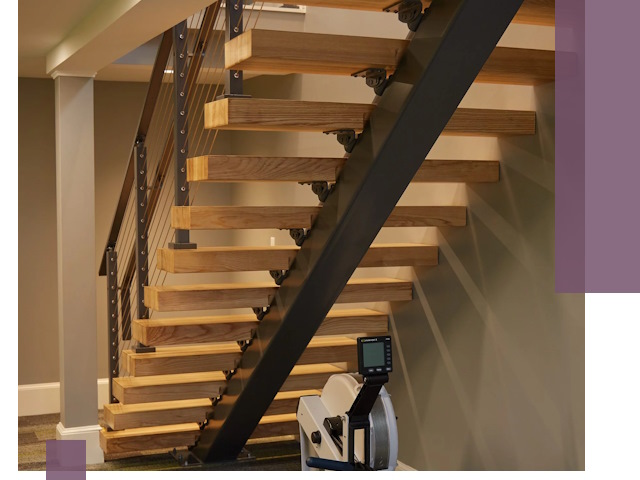 Лестницы на монокосоурах под ключ в Воркуте - изготовление и монтаж