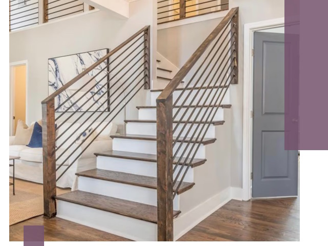 Лестницы для коттеджа под ключ в Воркуте — изготовление и монтаж