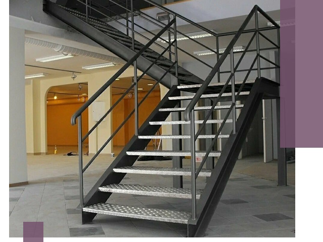 Лестницы для офиса в Воркуте: изготовление, монтаж, демонтаж