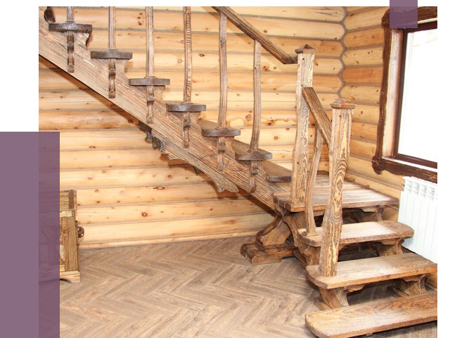 Лестницы в баню в Воркуте от 19225 руб. — изготовление | ПРОЛЁТ-Врк