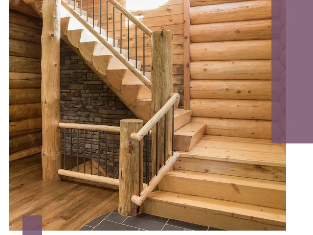 Лестницы в баню под заказ и профессиональный монтаж в Воркуте