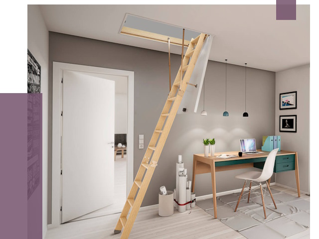 Чердачные лестницы в Воркуте — от 14650 руб. | ПРОЛЁТ-Врк