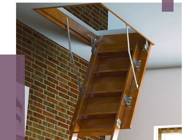 Установка чердачной лестницы в Воркуте от 7865 руб. | ПРОЛЁТ-Врк