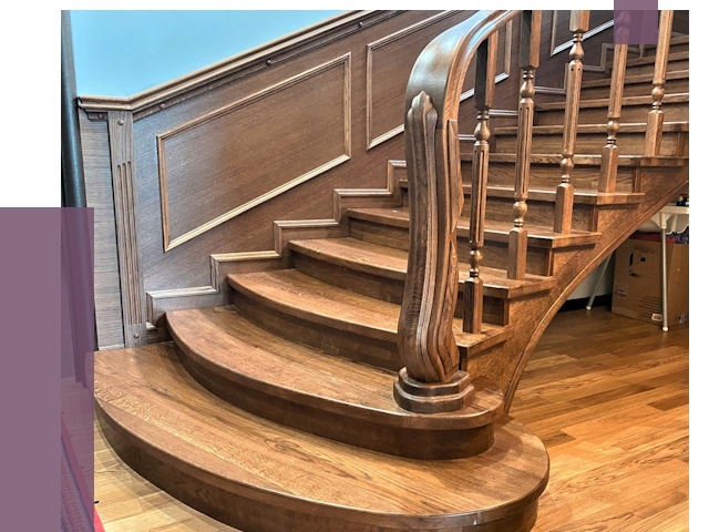 Дубовые лестницы под ключ в Воркуте от 177347 руб. — ПРОЛЁТ-Врк