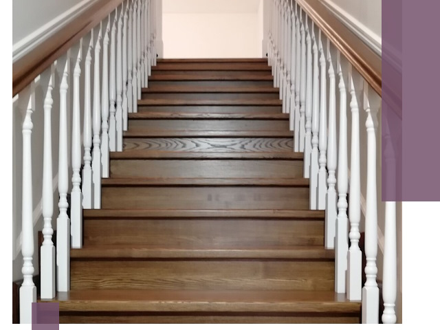 Лестницы из ясеня на заказ в Воркуте — изготовление и монтаж