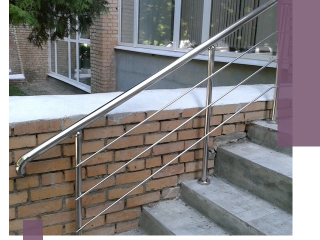 Перила из нержавеющей стали высокого качества в Воркуте