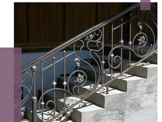Кованые перила в Воркуте от 8739 руб. под ключ — качество от ПРОЛЁТ-Врк