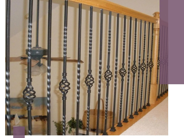 Изготовление и монтаж кованных перил в Воркуте под ключ