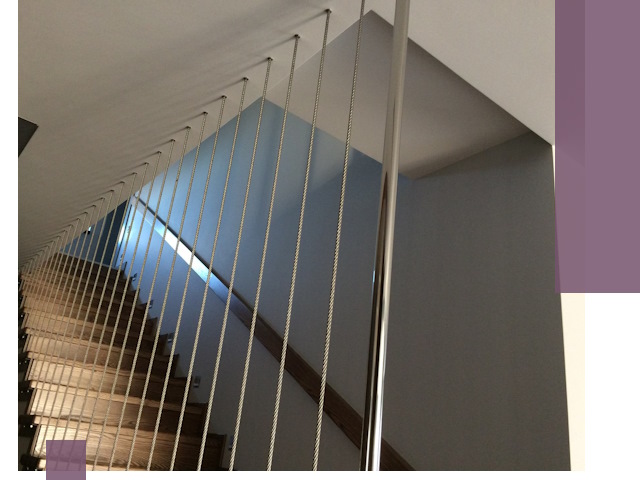 Тросовые перила под ключ в Воркуте — производство и монтаж