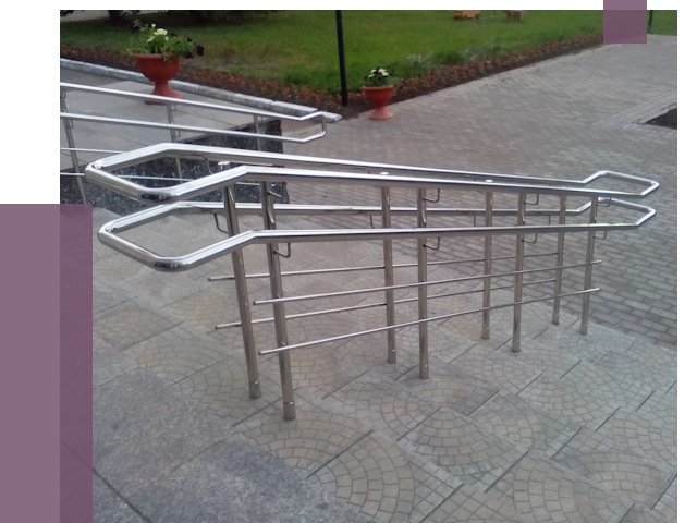 Перила для инвалидов в Воркуте от 7629 руб. под ключ | ПРОЛЁТ-Врк