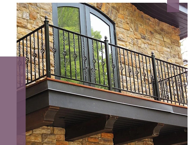 Балконные ограждения в Воркуте от 8071 руб. — купить | ПРОЛЁТ-Врк