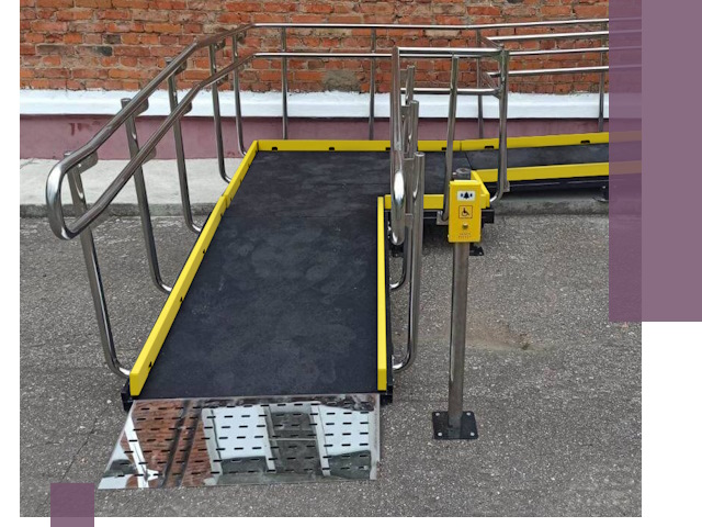 Изготовление наклонных пандусов для инвалидов в Воркуте