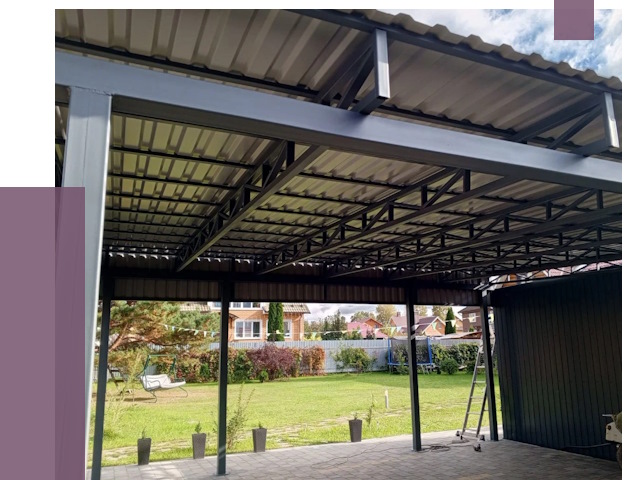 Монтаж навесов в Воркуте от 7402 руб. — установка навеса | ПРОЛЁТ-Врк