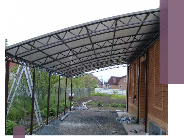 Профессиональный монтаж навесов под ключ в Воркуте