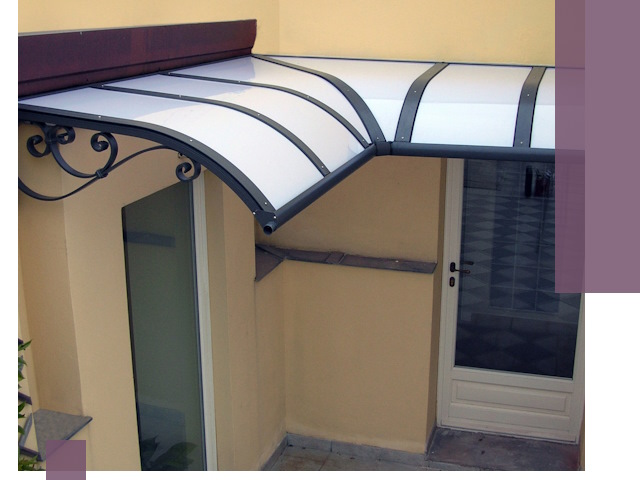 Монтаж козырьков любой сложности в Воркуте под ключ