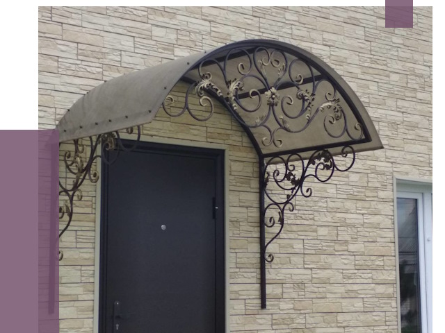 Ремонт козырьков в Воркуте от 7454 руб.  | ПРОЛЁТ-Врк