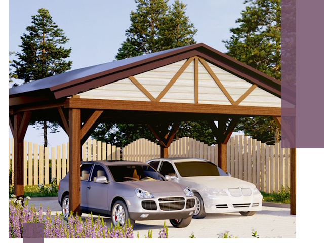 Навесы для автомобиля в Воркуте — изготовление и монтаж