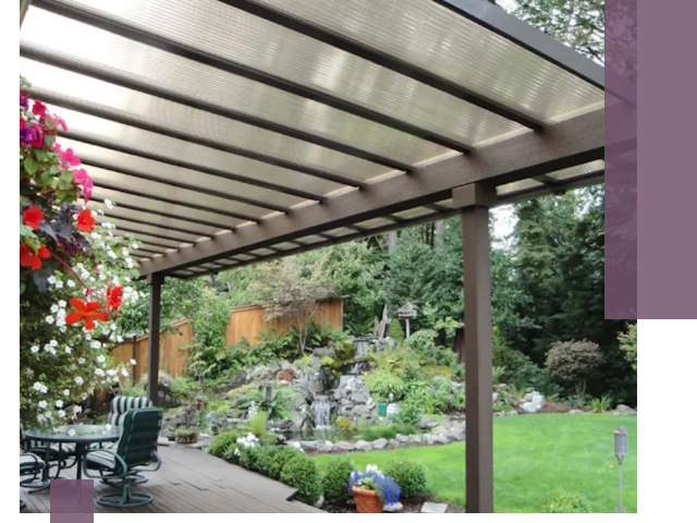 Навесы из поликарбоната под ключ в Воркуте быстро и надёжно