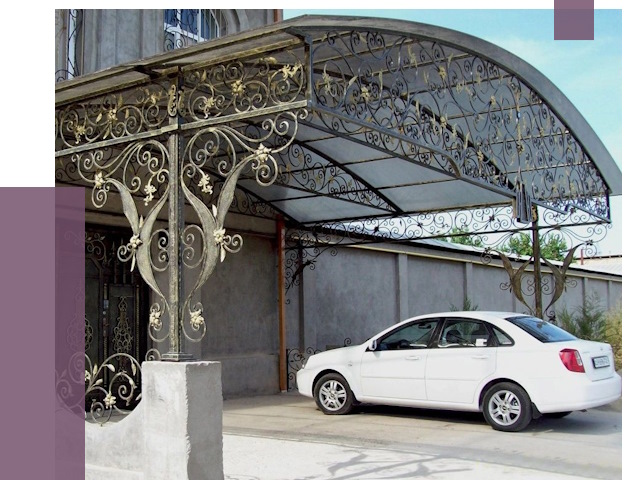 Кованые навесы в Воркуте от 14650 руб. | ПРОЛЁТ-Врк