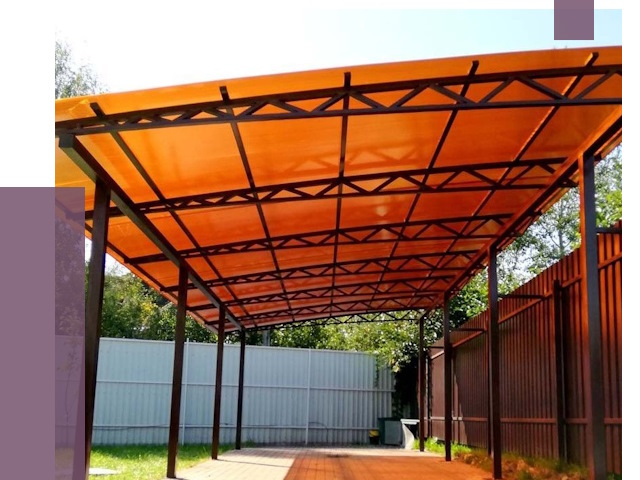 Односкатные навесы под ключ в Воркуте от 13211 руб. 