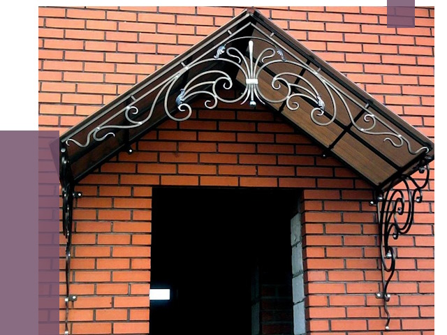 Металлические козырьки в Воркуте от 10744 руб. 