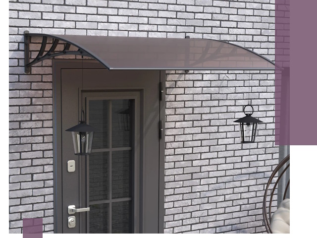 Недорогие козырьки и навесы под ключ в Воркуте