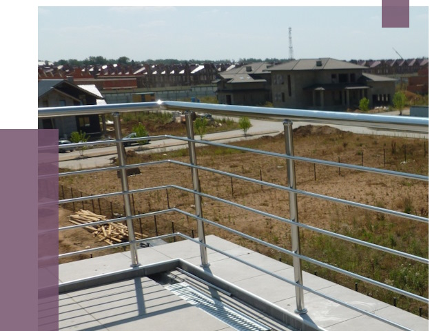 Парапеты из нержавеющей стали в Воркуте от 8019 руб. за м² | ПРОЛЁТ-Врк