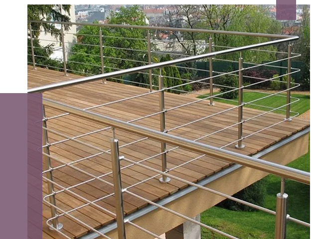 Алюминиевые парапеты в Воркуте под ключ от 7814 руб. 