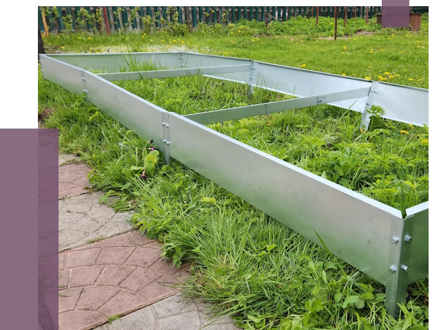 Металлические бордюры для грядок в Воркуте от 1799 руб. 