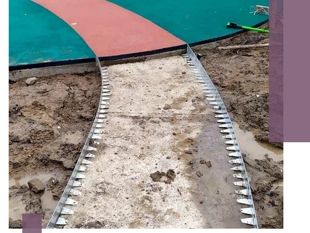 Металлические бордюры для дорожек в Воркуте — монтаж и изготовление