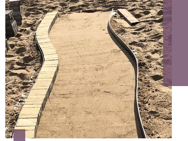 Металлические бордюры для тротуаров в Воркуте — прочные и долговечные