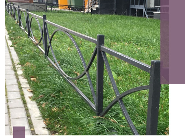 Газонные ограждения из металла в Воркуте — монтаж и продажа