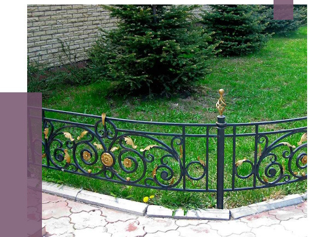 Кованые газонные ограждения в Воркуте от 7659 руб. — ПРОЛЁТ-Врк