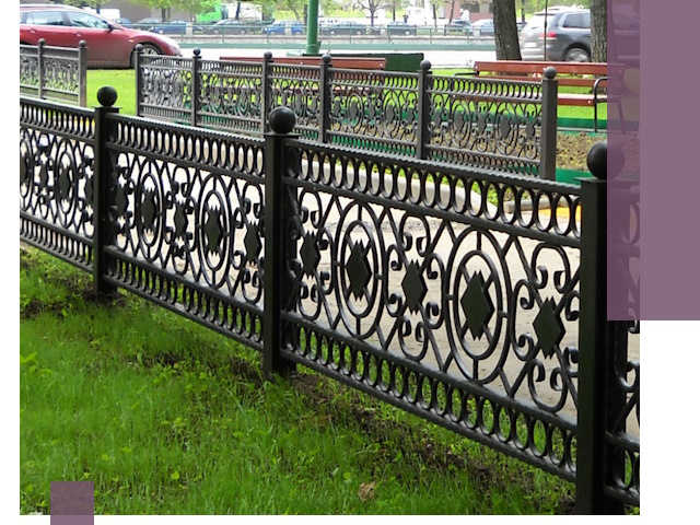 Секционные газонные ограждения под ключ в Воркуте