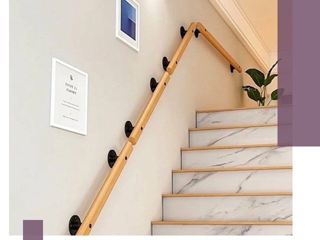 Поручни металлические и деревянные под ключ в Воркуте