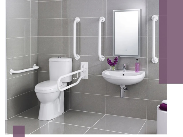 Поручни для санузлов в Воркуте: установка, ремонт и монтаж